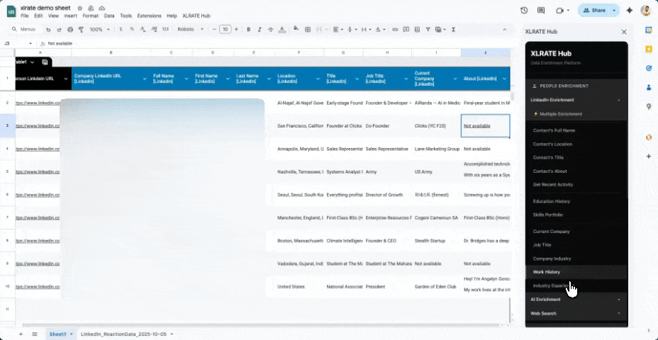 Enrich your B2B Data with AI